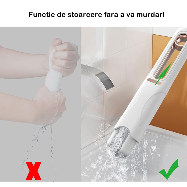 OFERTA 1+1 Mini Mop Versatil pentru Curățenie