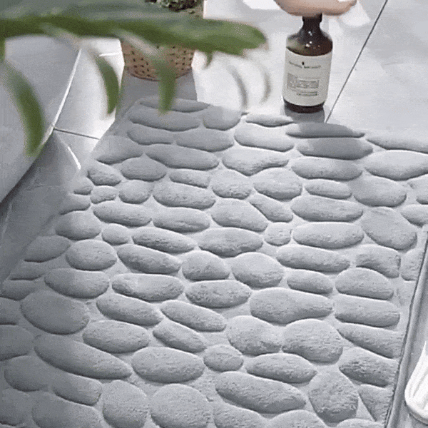 Covoraș pentru Baie Antiderapant, Uscare Rapida, Model 3D, 40x60 cm