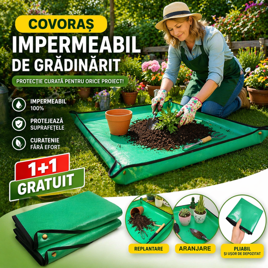 OFERTA 1+1 GRATUIT - Covoras impermeabil pentru gradinarit 75x75cm