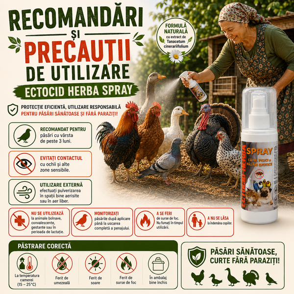 Ectocid P Red Mite Pudră Protecție