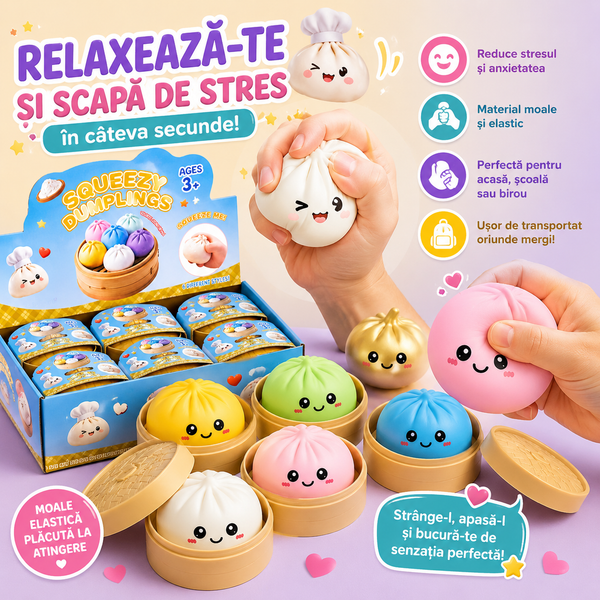 Dumpling Antistres Mystery Squishy