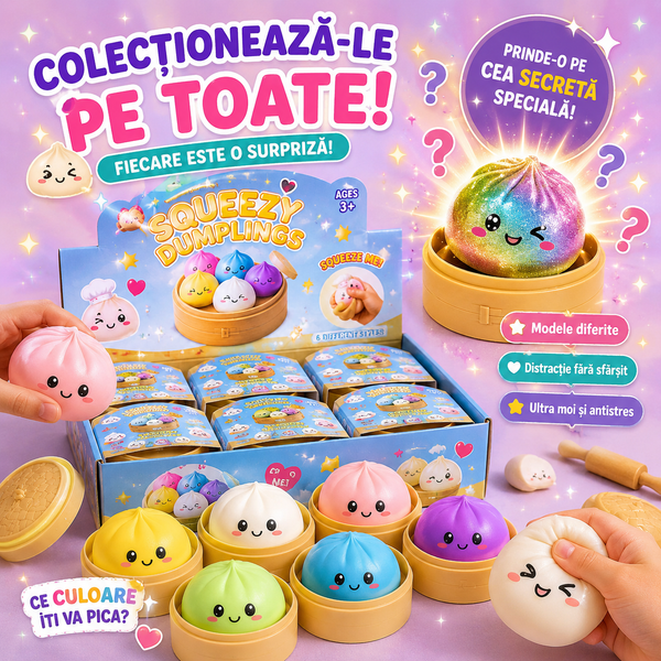 Dumpling Antistres Mystery Squishy