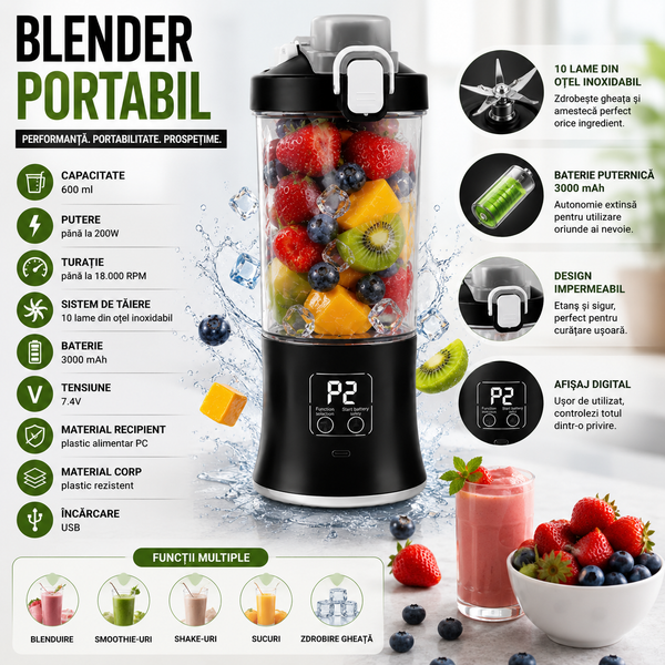 Blender Portabil Smart
