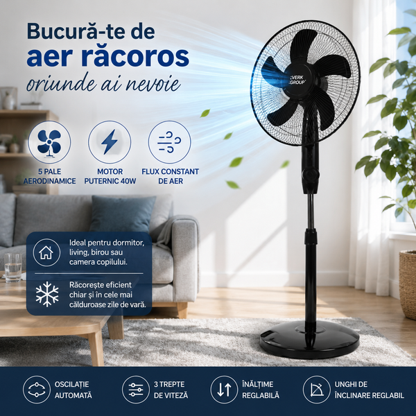 Ventilator Picior Răcoritor