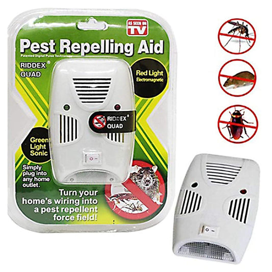 Set 4 x Aparate Pest Repeller anti Rozătoare, Șoareci și Insecte - RIDDEX