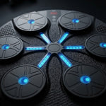 🥊 Aparat de Box Interactiv cu LED RGB, Bluetooth și Mănuși Incluse – Antrenează-te Acasă pe Ritmul Muzicii!